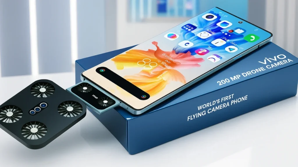Vivo Drone 5G World s First Phone With 200MP Mini Drone Camera 6 95 