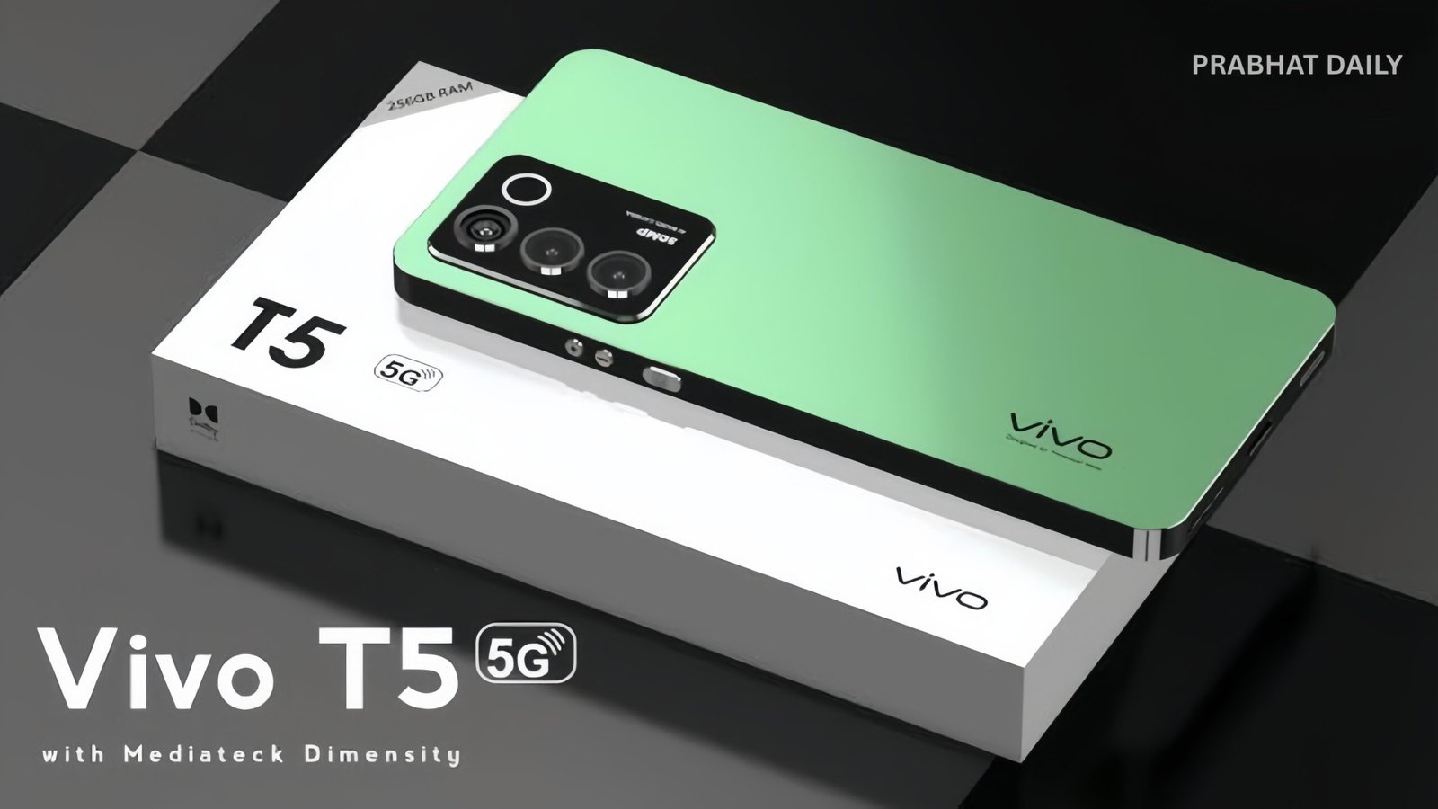 Vivo T5 5G : 20 सितम्बर को होगा लॉन्च, मिलेगा 512GB स्टोरेज , Android 15 और Snapdragon 7s Gen 2 प्रोसेसर के साथ